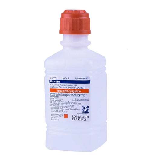 BAXTER NACL 0.9% 500ML (REF# JF7633)