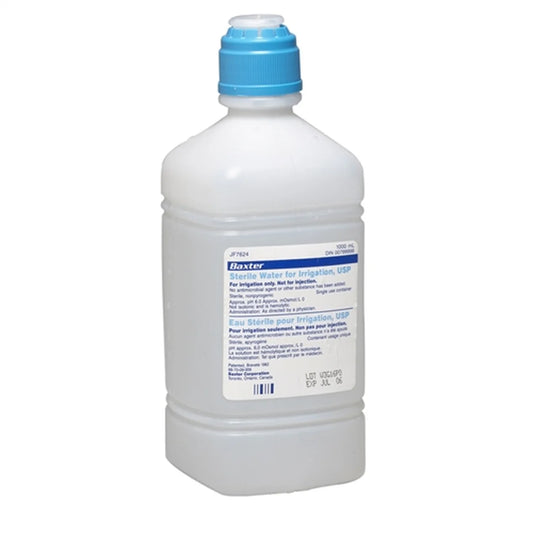 Baxter Sterile Water 1000ml Bottle (REF# JF7624)