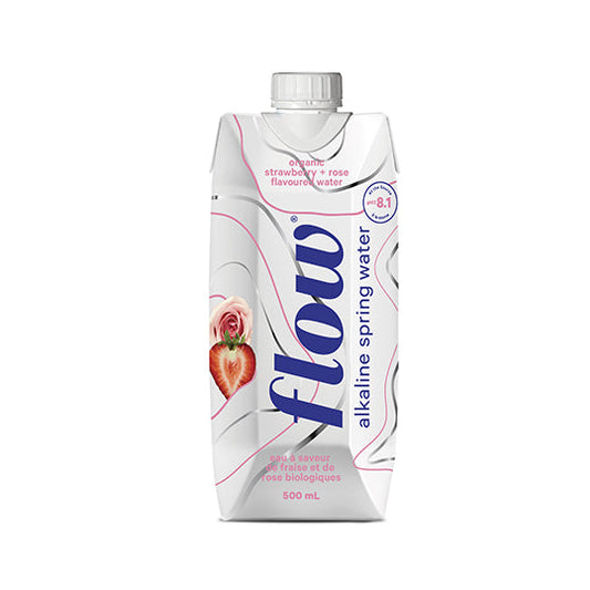 Flow Alkaline Spring Water - Strawberry & Rose
