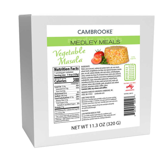 Cambrooke Medley Meals - Vegetable Masala *S/O