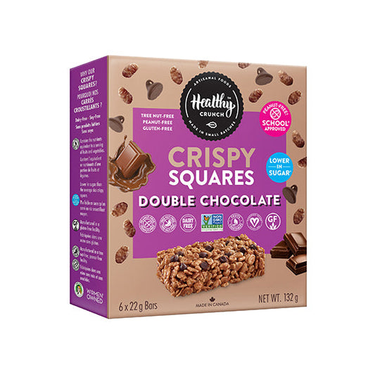 Healthy Crunch Crispy Squares Double Chocolate