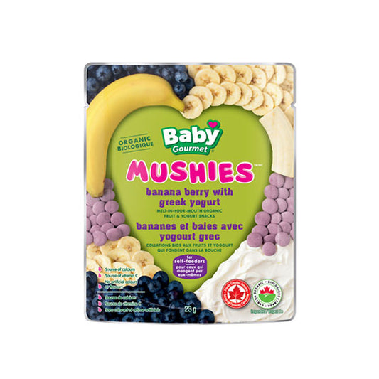 Baby Gourmet Mushies - Banana Berry with Greek Yogurt