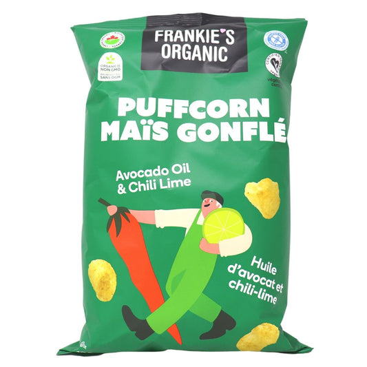 Frankie's Organics Avocado Oil & Chili Lime Puffs