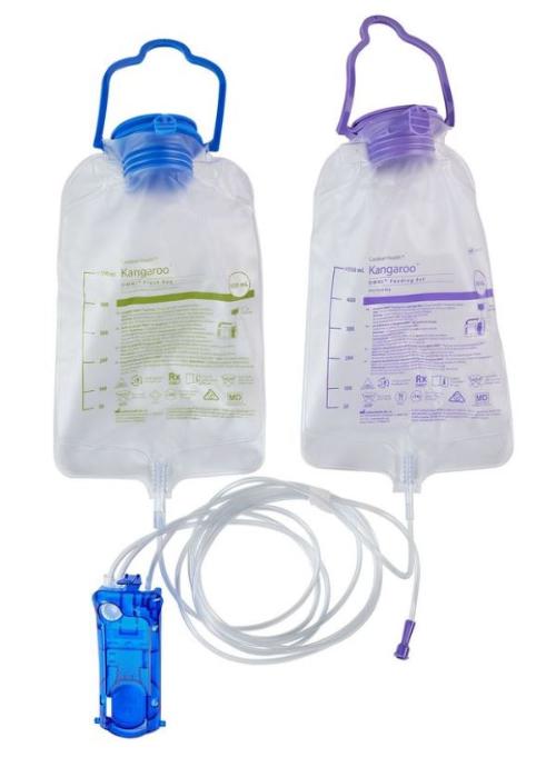 ENFit* Kangaroo OMNI Feeding Set with Flush Bag 500mL (REF# B5FF) *S/O