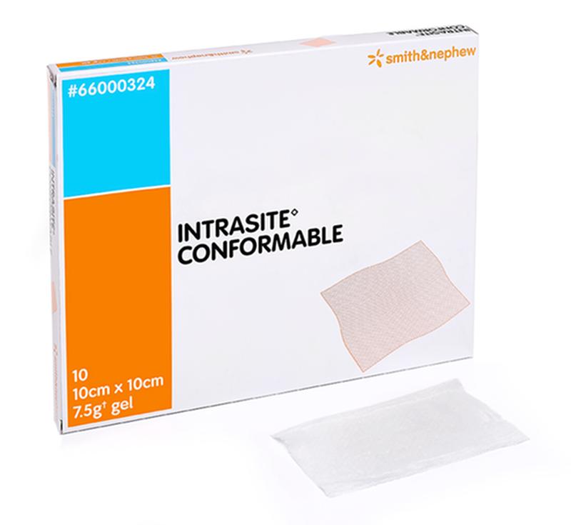 Intrasite Conformable Hydrogel Dressing, Size 1cm X 1cm - Box Of 10