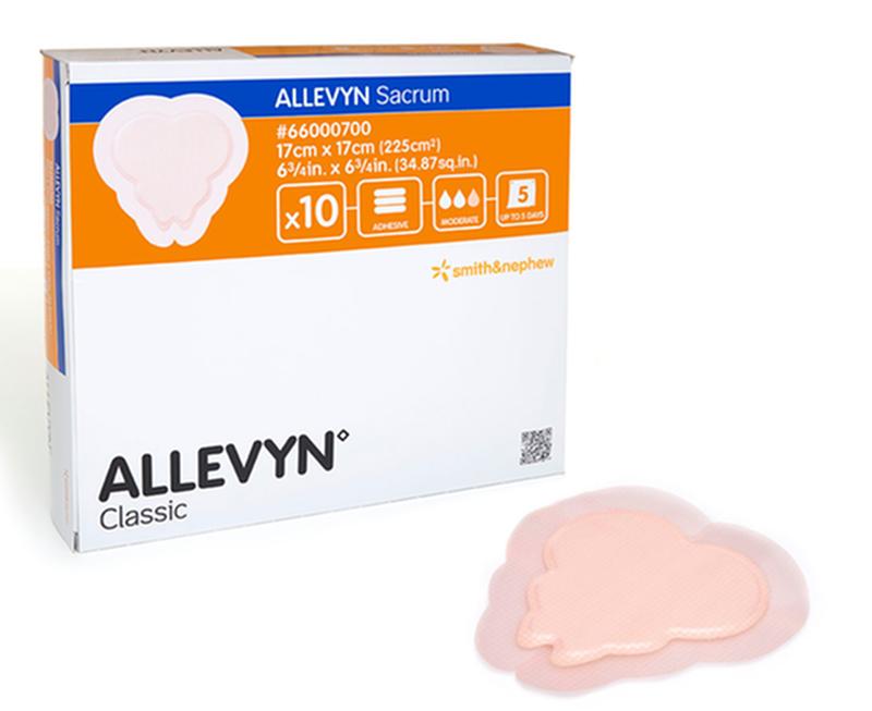 Allevyn Sacrum Adhesive Foam Dressing, Size 17cm X 17cm - Box Of 10