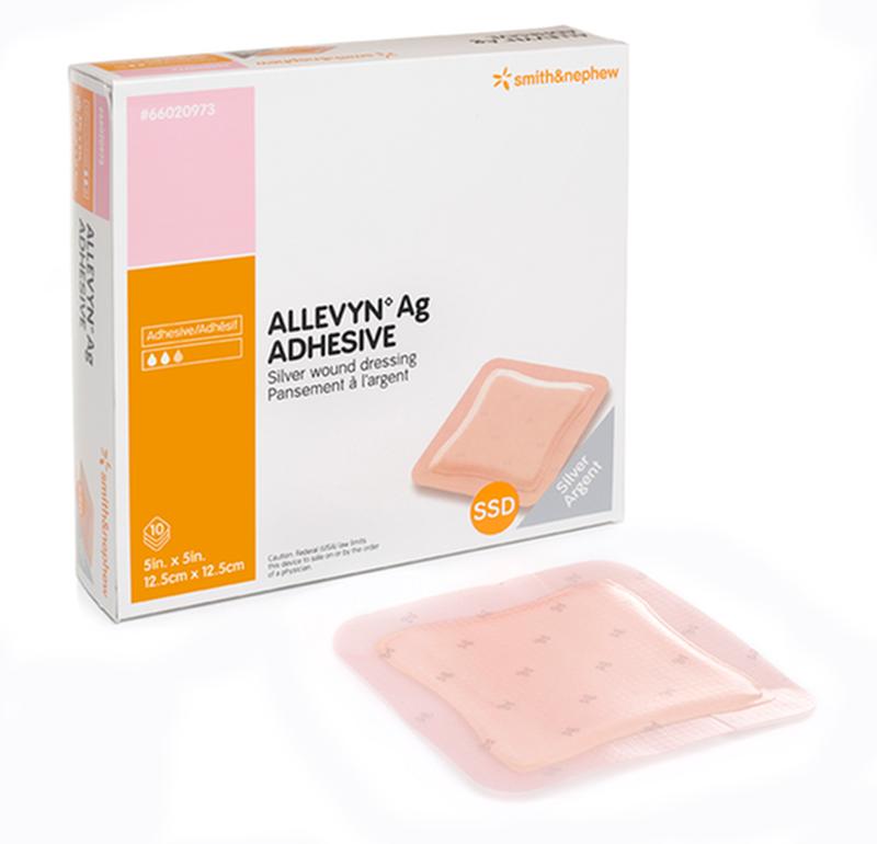 Allevyn Ag Adhesive Dressing, Size 17.5cm X 17.5cm - Box Of 10