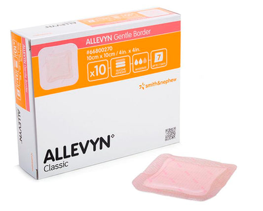 Allevyn Gentle Border Dressing, Size 17.5cm X 17.5cm - Box Of 10