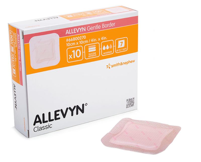 Allevyn Gentle Border Dressing, Size 12.5cm X 12.5cm - Box Of 10