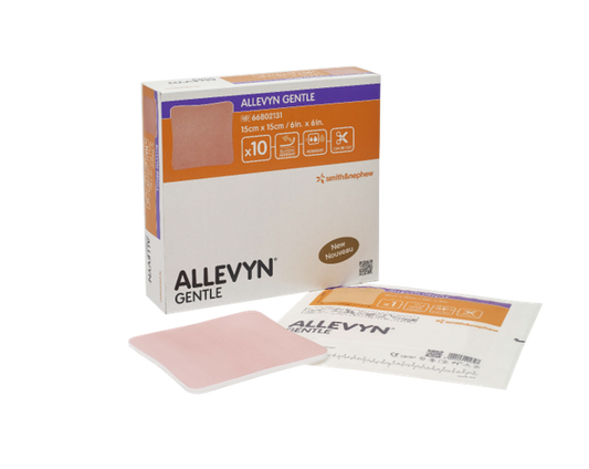 Allevyn Gentle Foam Dressing, Size 15 X 15cm - Box Of 10