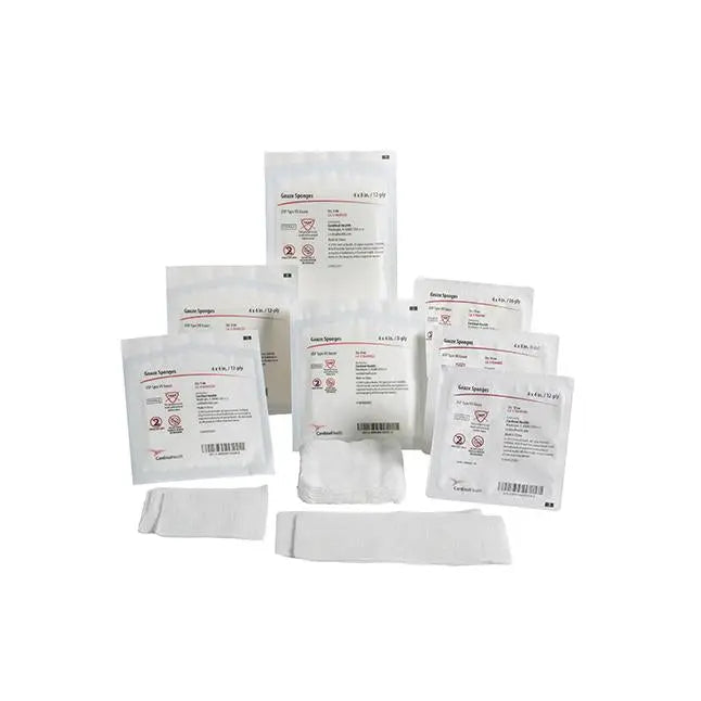(2pk) Woven Standard Sterile Gauze Sponge, 4 X 4 - Box Of 50