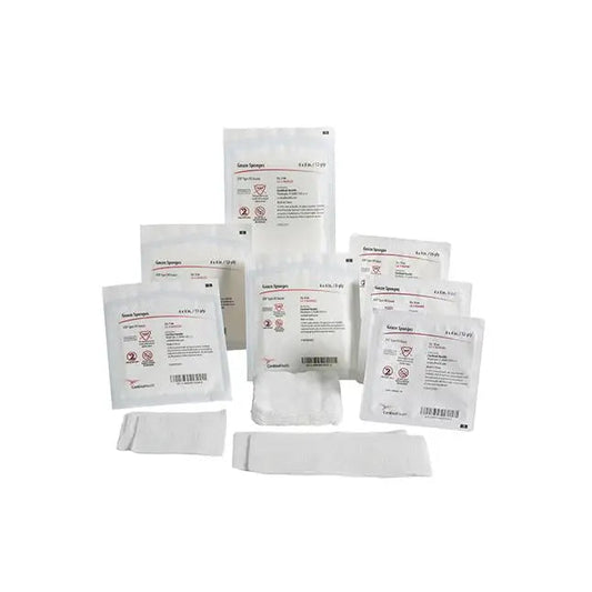 (2pk) Woven Standard Sterile Gauze Sponge, 4 X 4 - Box Of 50