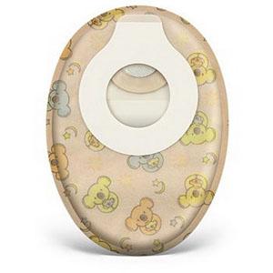 Little Ones® Two-Piece Closed Pouch, Adhesive Coupling, Opaque 6" (15.2cm) - Box Of 10