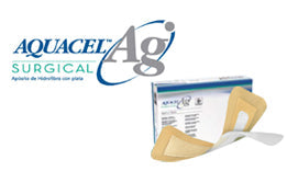 Bx/10 Aquacel AG Surgical Cover Dressing, Sterile 9CM X 10CM