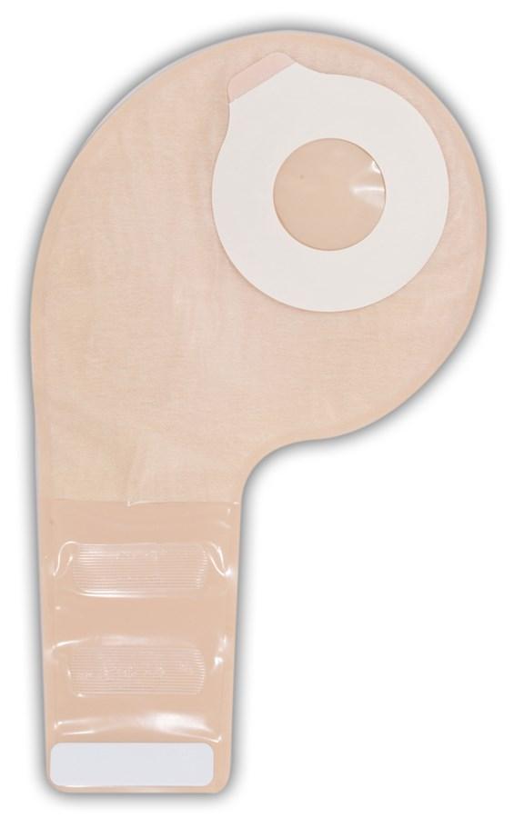 Esteem Synergy Drainable Pouch With Invisiclose, Transparent, Size Medium, 12in Length - Box Of 10