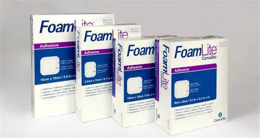 Convatec Foam Lite Dressing, 5.5cm X 12cm. - Box Of 10