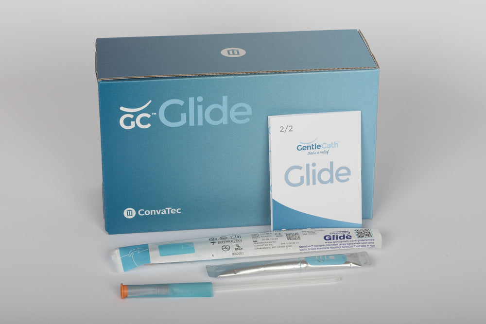 Gentlecath™ Glide Female Intermittent Urinary Catheter, 8 Fr - Box Of 30