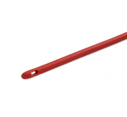 Gentlecath Male, 18fr, Red Rubber, Straight Tip - Box Of 50