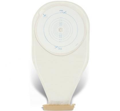 Active Life Drainable Pouch With Stomahesive Solid Skin Barrier Cut-To-Fit Without Filter Transparent ,35.5cm (14") - Box Of 10