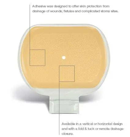 Eakin Cohesive Fistula Wound Pouch Xlg 245mm X 160mm - Box Of 5