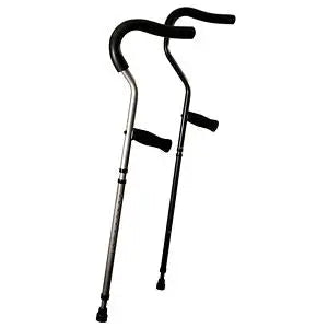 Millennial Junior Crutches, Charcoal Gray - Pk/2