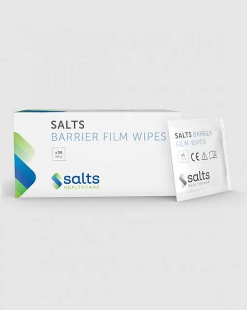 SALTS Barrier Film Wipes, 30/Box