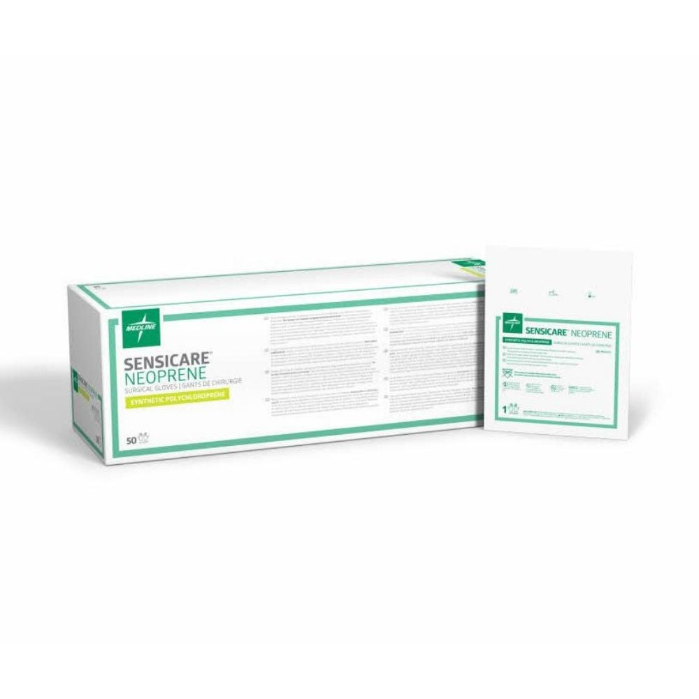 SensiCare® Neoprene Sterile Surgical Gloves, Size 6 (Box 50 pairs)