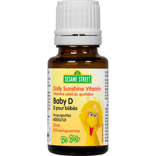 Sesame Street Daily Sunshine Vitamin D3 Drops - 400 IU - 10ml