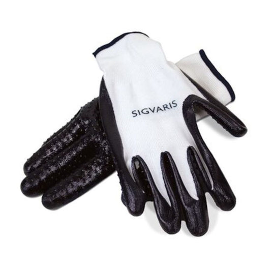 Sigvaris Rubber Gloves, Ridged Pattern, Latex-Free, Large (Per Pair)