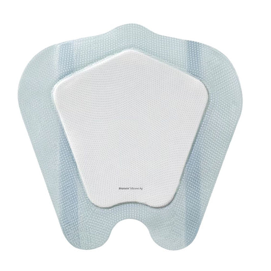 Biatain® Silicone Ag Sacral, 25cm x 25cm (Box 5 pcs)