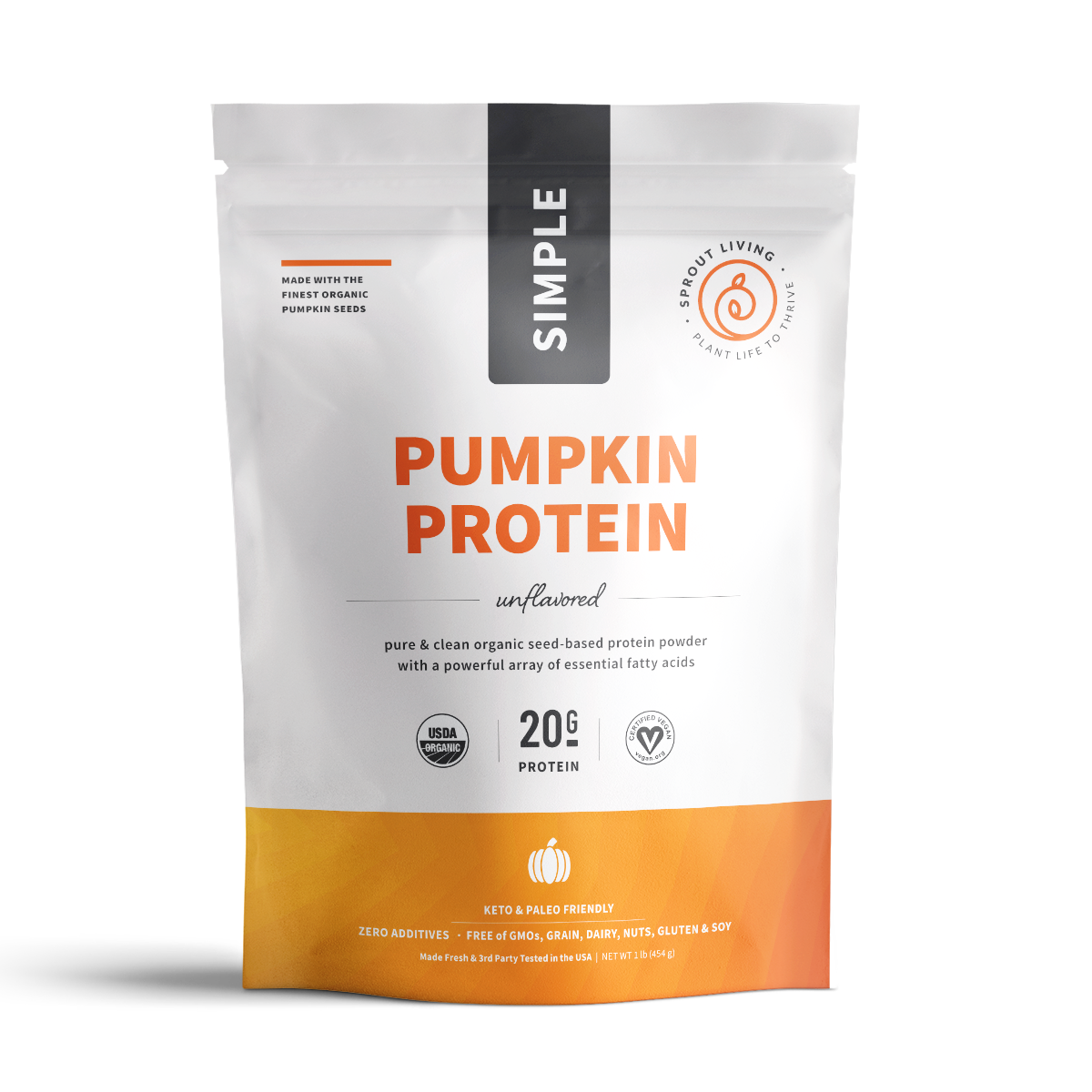 Sprout Living: Simple Pumpkin Protein