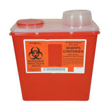 Sharps Container, 8 Quart, Monoject Sharps-A-Gator, Red