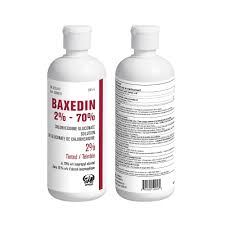 Baxedin® Tinted Chlorhexidine Gluconate 2% in 70% Isopropyl Alcohol, 500ML