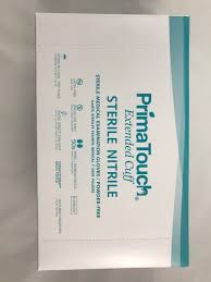 Gloves, Nitrile Powder Free, (PrimaTouch™ STERILE), Small(5.5-6.5) - 50 Pair/Box