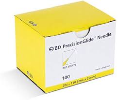 Needle Only, 20G X 1 ½” (Yellow) - 100/Box