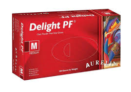 USE CBV3150 Gloves, Vinyl Powder Free, (Aurelia Delight PF), Large - 100/Box
