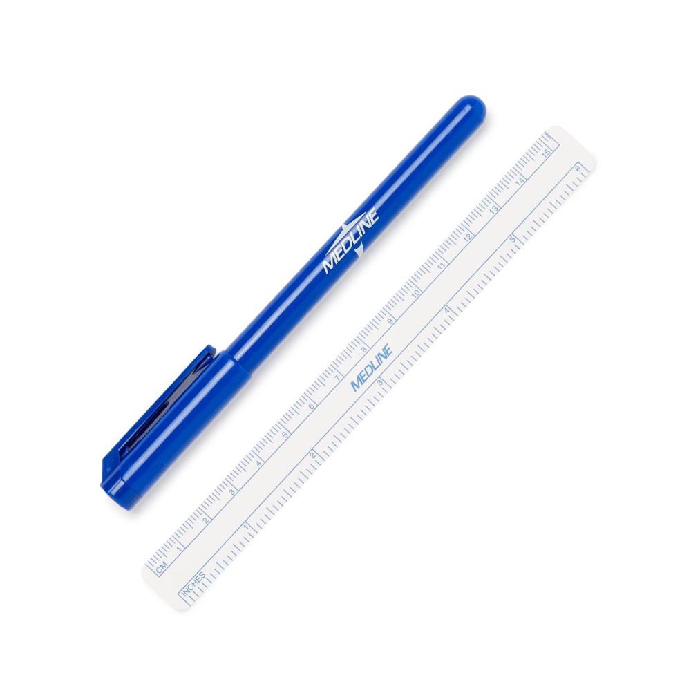 Medline® Skin Marker w/Ruler, Sterile (Case 50 pcs)