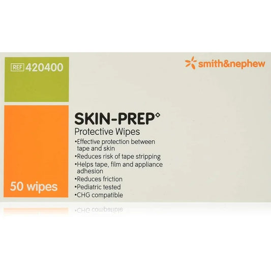 Smith & Nephew Skin-Prep Protection Dressing Wipes - 50 Count Box
