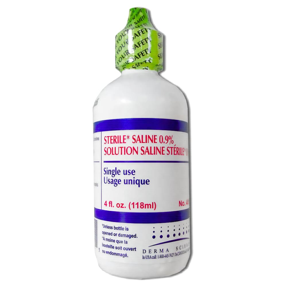 Derma Sciences Sterile Saline 0.9% 118mL (Per Each) – Safe Care Store ...