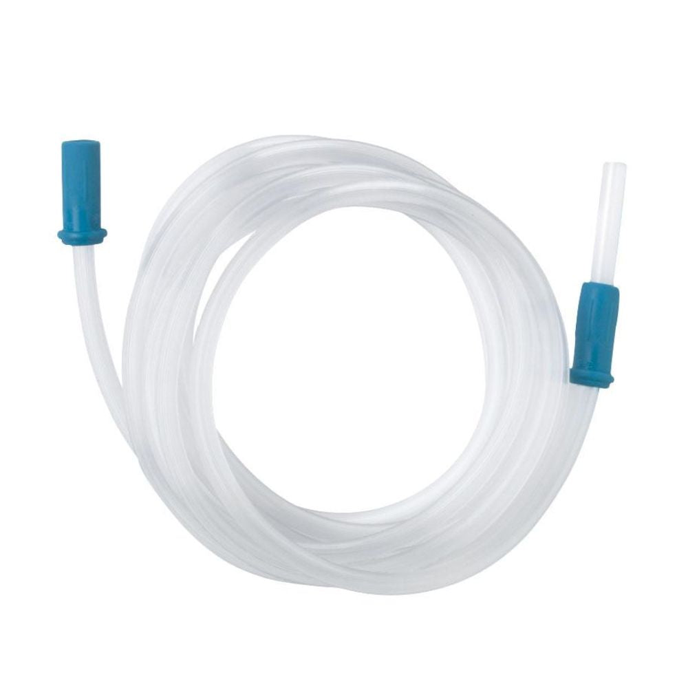Medline® Suction Tubing w/Scalloped Connectors, 1/4" x 10', Sterile (Case 50 pcs)