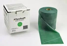 Theraband Heavy Exercise Band, 5.5in X 50yd, Green, Latex - Ea/1