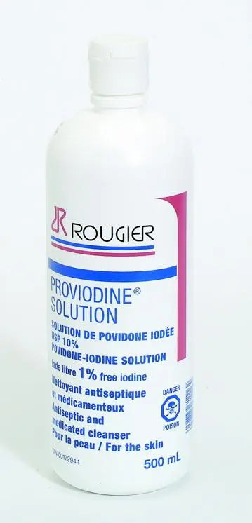 Proviodine Providone Iodine Solution 10%, 500ml. - Ea/1