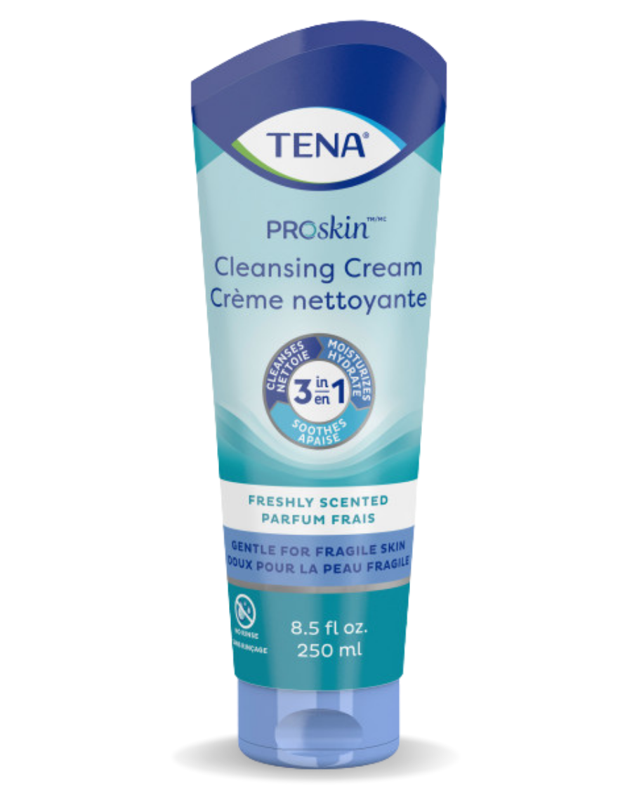 TENA ProSkin Cleansing Cream | Freshly Scented Tube - 250ml