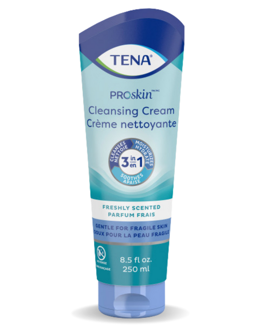 TENA ProSkin Cleansing Cream | Freshly Scented Tube - 250ml