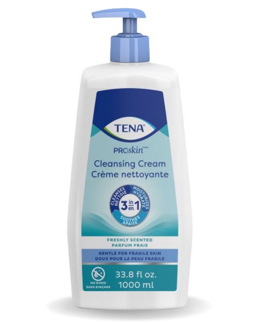 TENA ProSkin Cleansing Cream | Freshly Scented - 1000ml