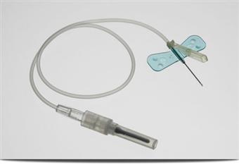 BX/50 WINGED SAFETY BLOOD COLLECTION SET, 23G X .75IN, 12IN TUBING W/ ADAPTOR