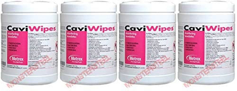 {TM} Metrex Cavicide Surface Disinfectant Wipes (4 Canister of 160)