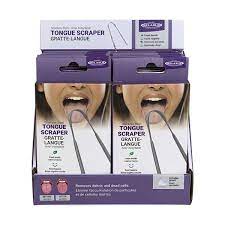 TONGUE SCRAPER STAINLESS STEELTONGUE SCRAPER STAINLESS STEEL