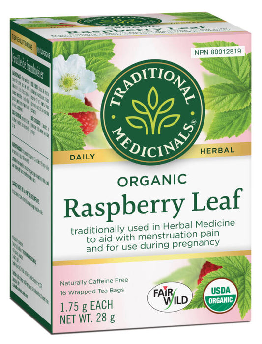 TRADITIONAL MEDICINALS ORGANIC RASPBERRY LEAF TEA 16BGTRADITIONAL MEDICINALS ORGANIC RASPBERRY LEAF TEA 16BG