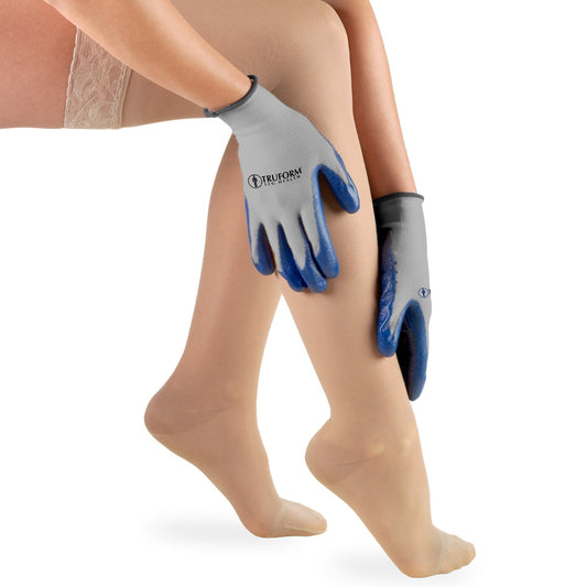 TRUFORM Compression Stockings Donning Gloves